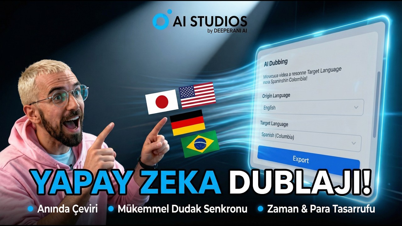 Artık Çevirmene Gerek Yok! Yapay Zeka ile Otomatik Video Çevirisi