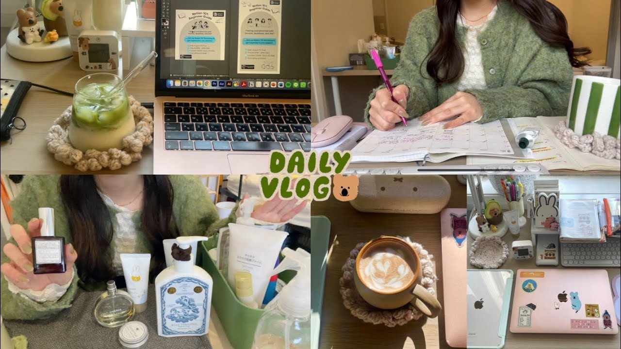 大学生朝活ルーティンVLOG🪴 ⟡.·ついにｲﾝﾀｰﾝ獲得🇦🇺⌇ﾎﾞﾛﾎﾞﾛな面接からの逆転⌇ﾊﾞﾘｽﾀ資格に挑戦☕️長期休みの過ごし方