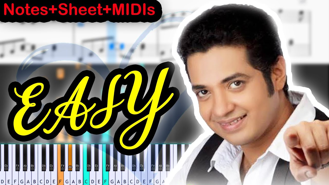 [Marathi song] Radha Hi Bawari - Notes+Sheet+MIDI - EASY Piano Tutorial