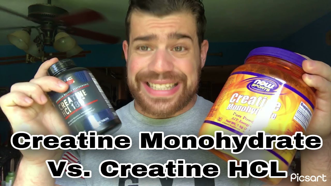 Creatine monohydrate VS. Creatine Hydrochloride (Supplement Review￼)