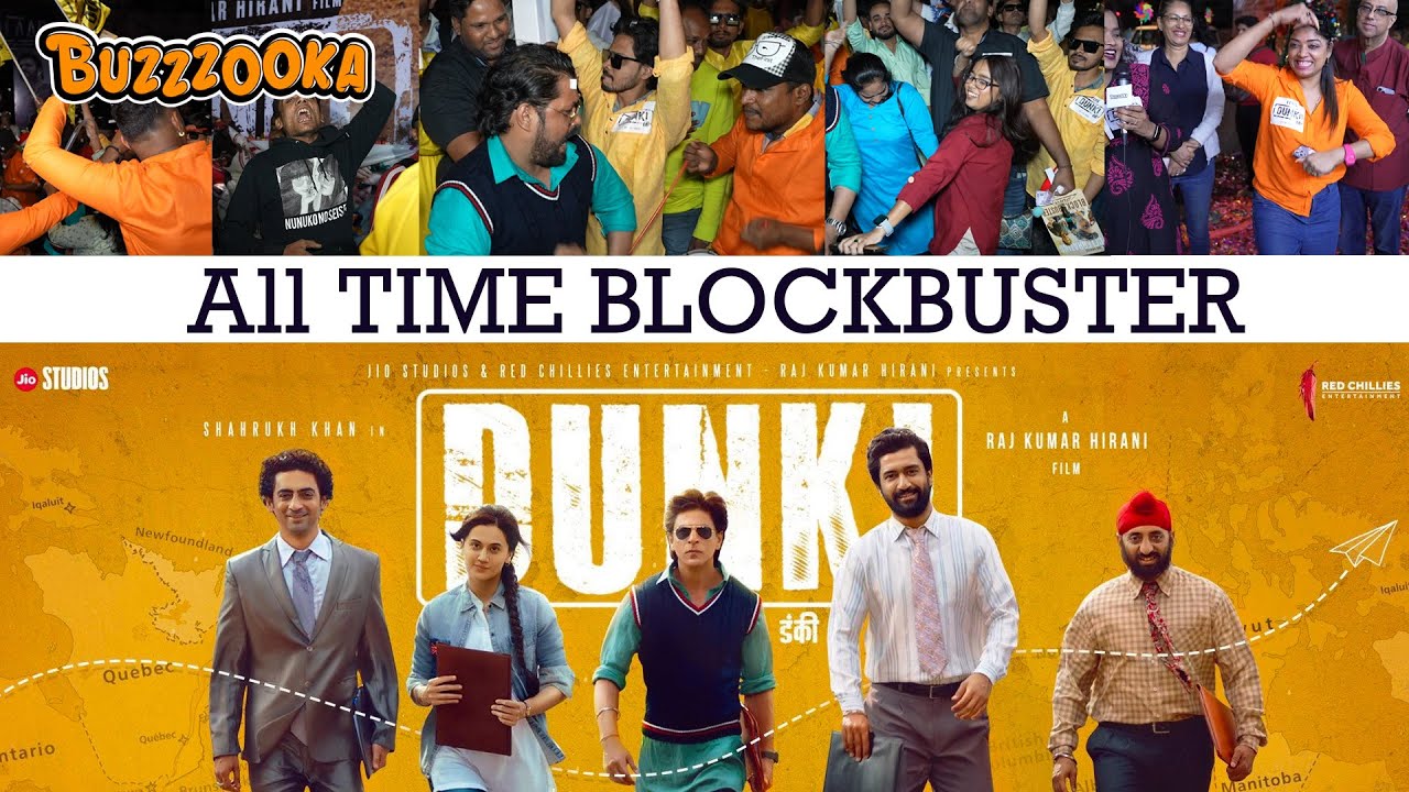 All Time Blockbuster of 2023 &lsquo;DUNKI&rsquo; First Day First Show!