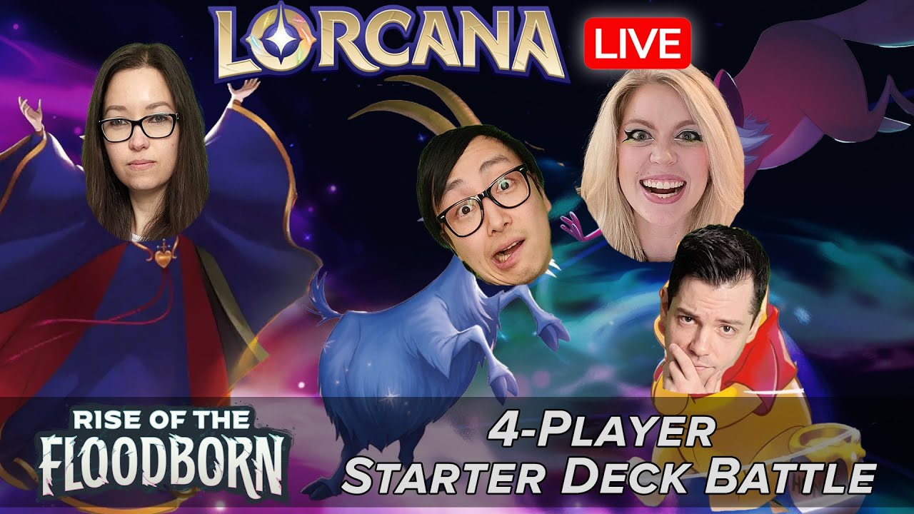 Playing the New Starter Decks - 4 Player Gameplay