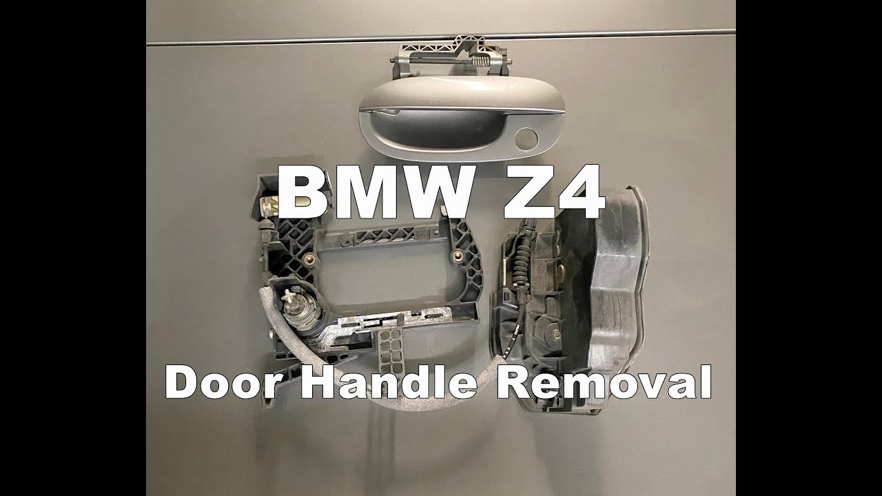Ремонт BMW Z4 E85 своими руками | Снятие наружной дверной ручки, держателя и замка