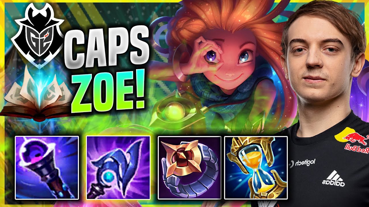 CAPS PERFECT GAME WITH ZOE! - G2 Caps Plays Zoe MID vs Kennen! | Season 11