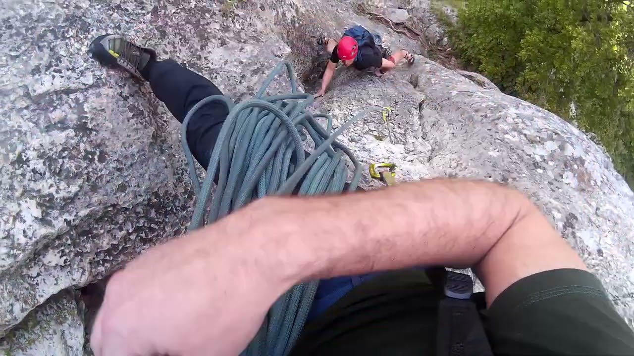 Dolina Będkowska, Sokolica, droga: Lewy Komin za VI- OS po latach XD