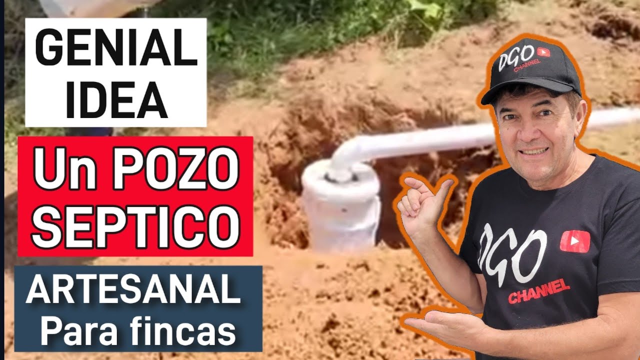 Pozo septico artesanal para fincas