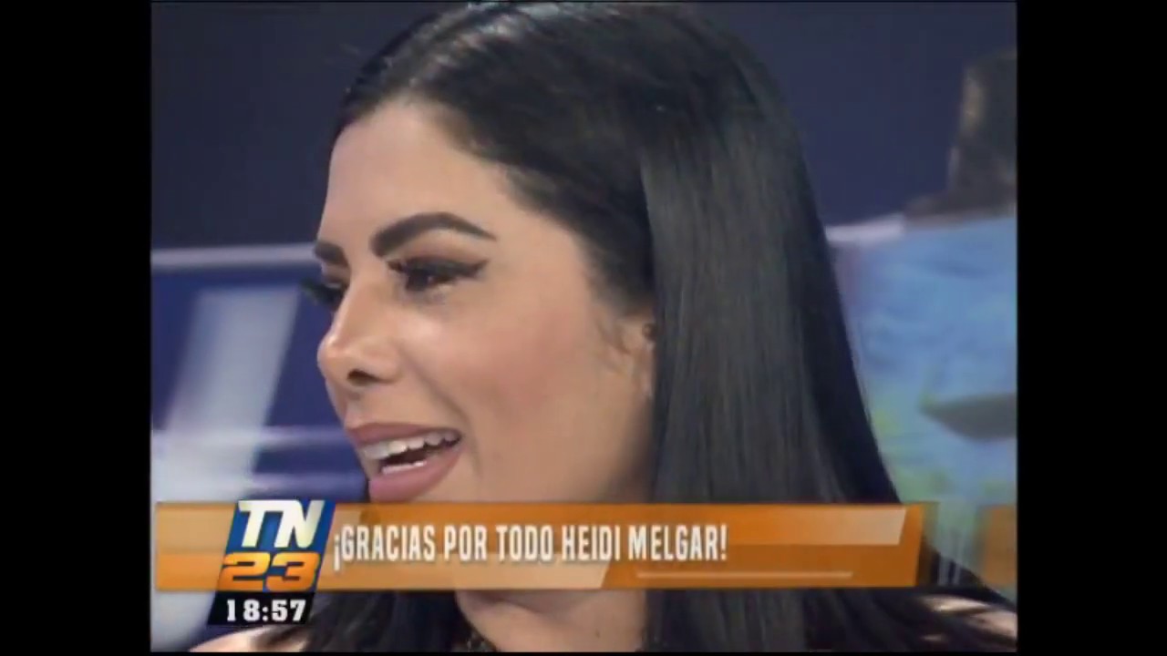 Heidi Melgar se despide de TN23