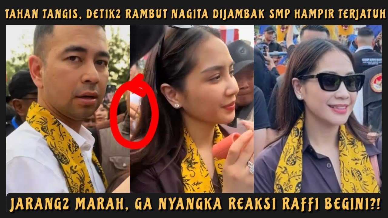 KETERLALUAN!! RAFFI TANGKAP BASAH OKNUM YG SENGAJA JAMBAK RAMBUT NAGITA, AUTO LAKUKAN INI?!!