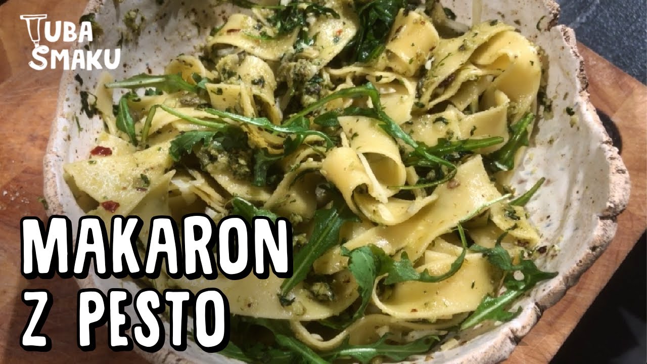 MAKARON z pesto z RUKOLI! Prosty obiad w kilka minut!