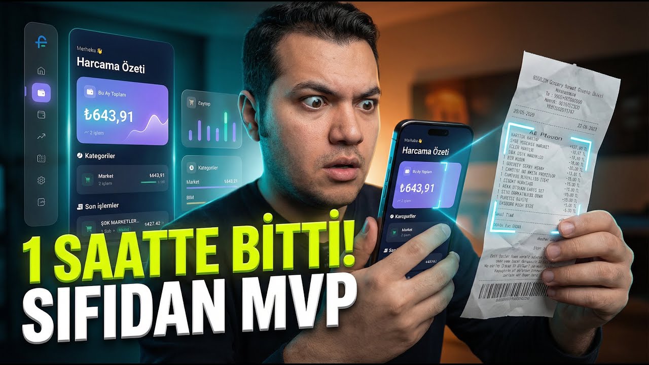 Antigravity ile 1 SAATTE Mobil Uygulama Yapmak! (ReSnap MVP)