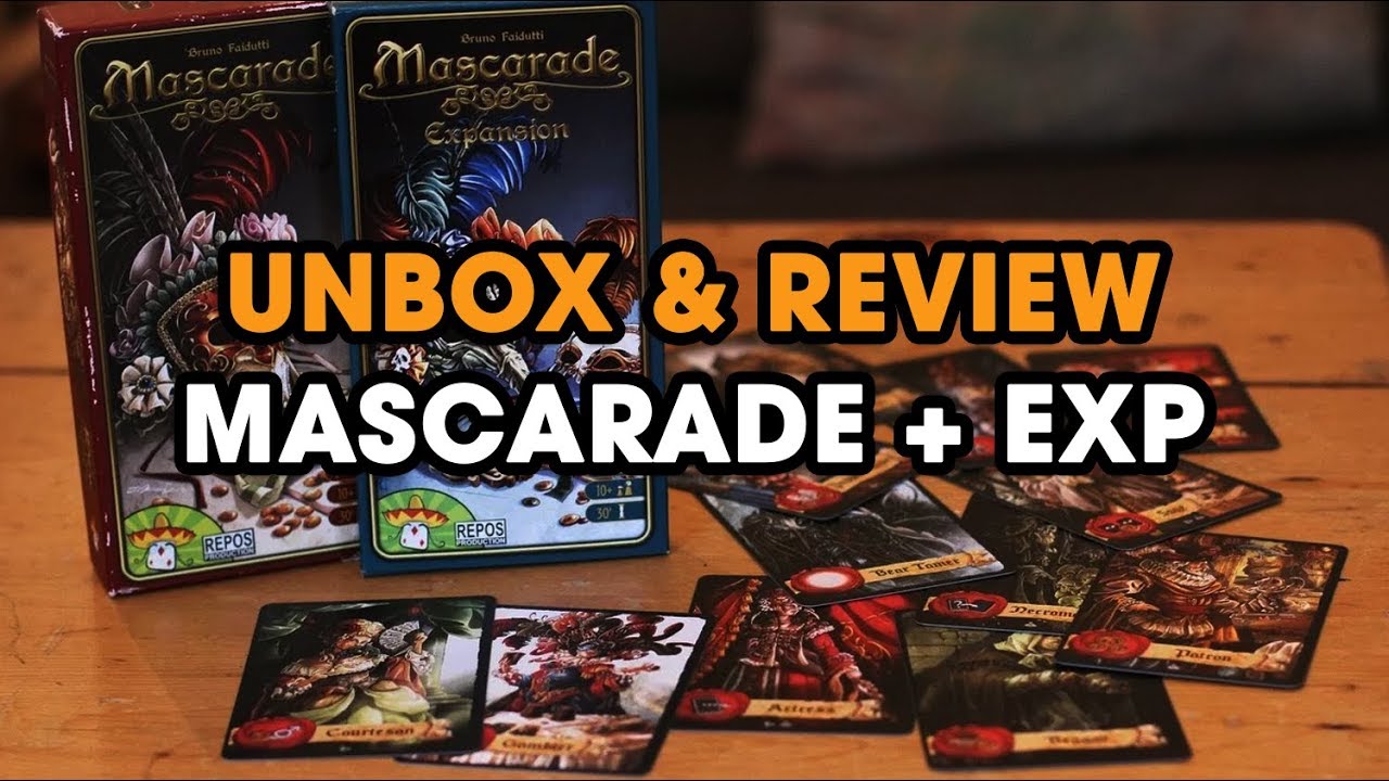 MASCARADE & MASCARADE EXPANSION - Đập hộp và review Board game bởi TableTop