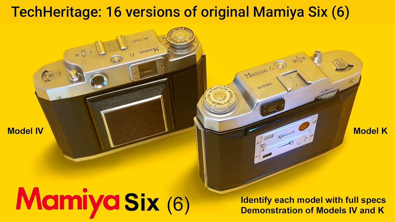All 16 models of Mamiya Six (6) medium format camera with full specs and how to identify