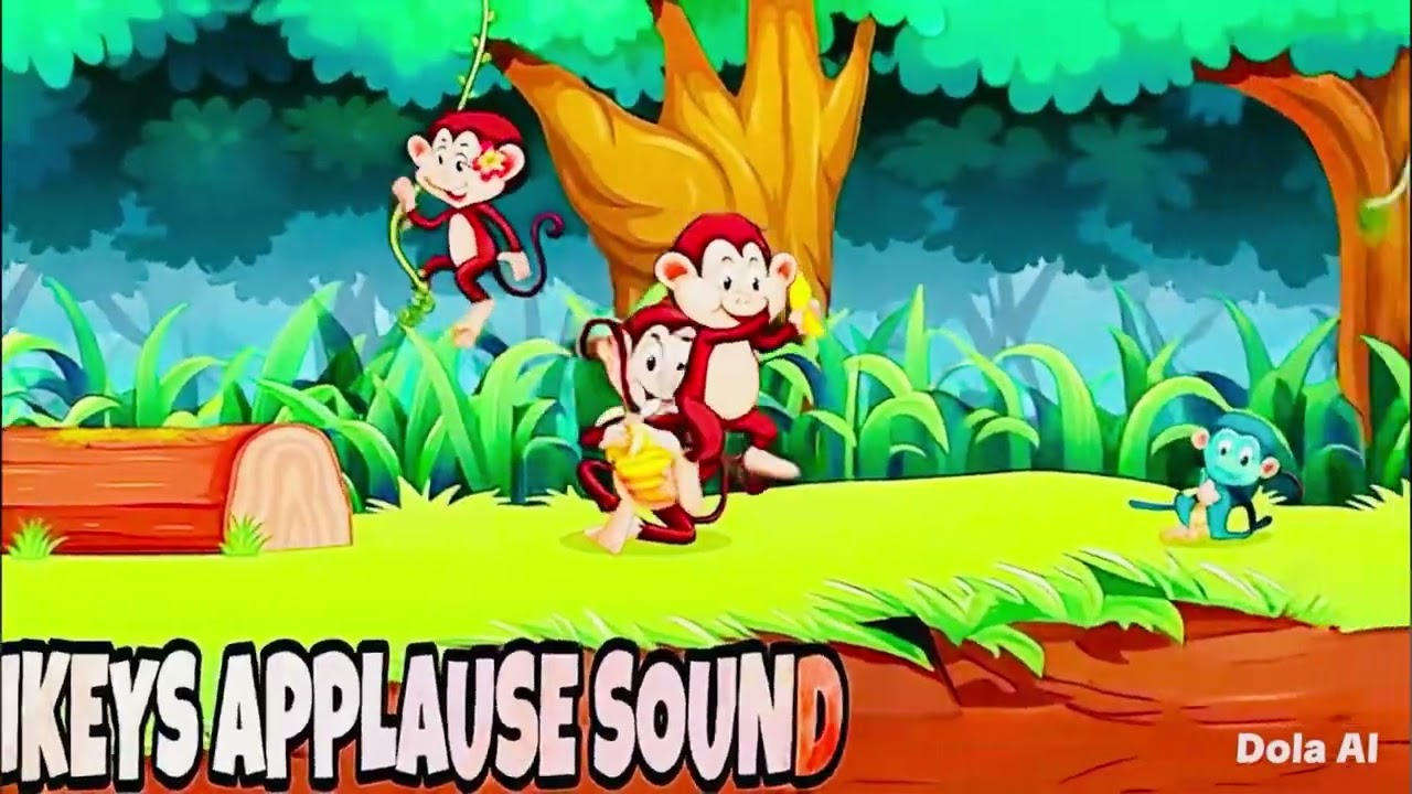 Cartoon Monkeys Applause Sound Effect