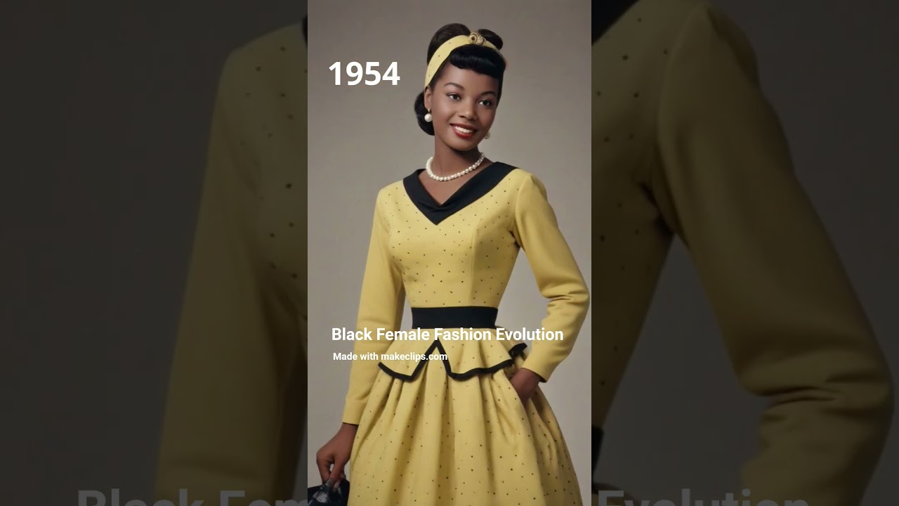 Black Female Fashion Evolution
