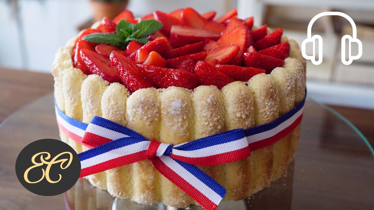 Рецепт Клубничной Шарлотки /  Умиротворяющие Звуки Приготовления Пищи
