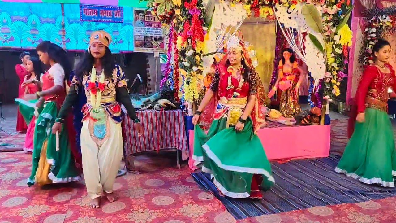 #video बहुत ही मधुर आवाज में हरे राम हरे कृष्णा संगकीर्तन नेपाली गर्ल्स डांस वीडियो 