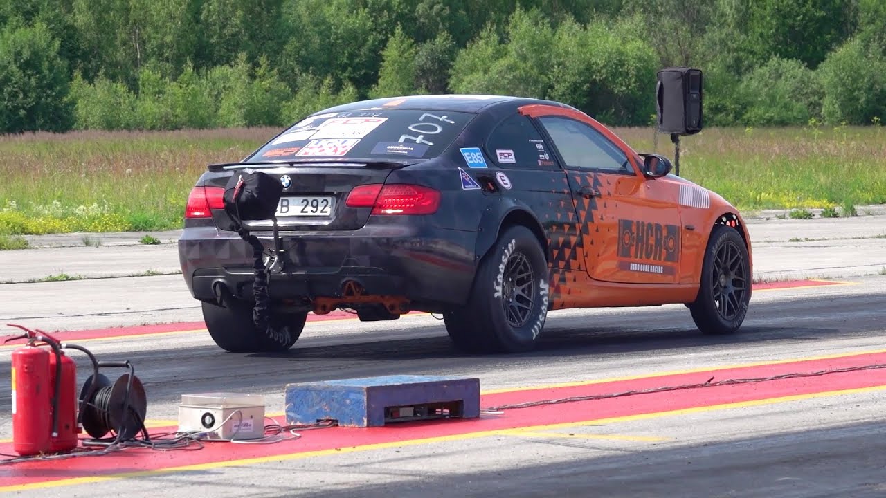 1050hp BMW 335i E92 N54 G42-1200 1/4 mile - Europe's fastest N54
