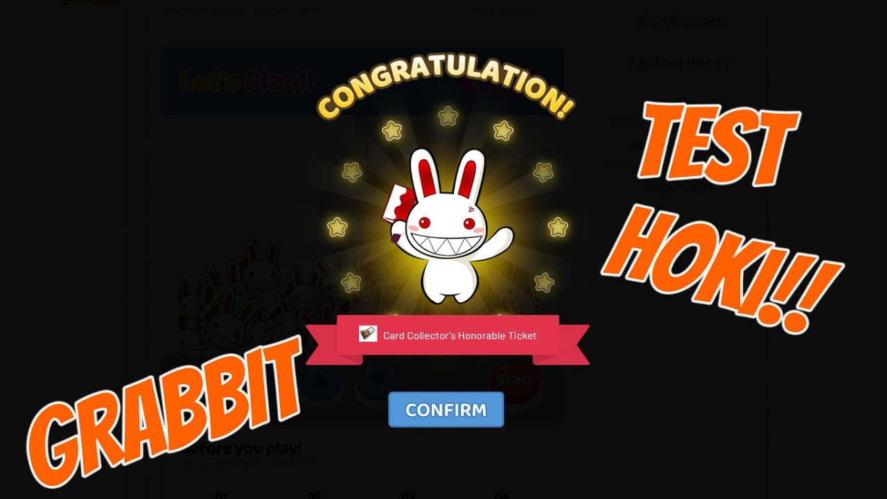 GRABBIT !! TEST HOKI SEAL BLADE OF DESTINY