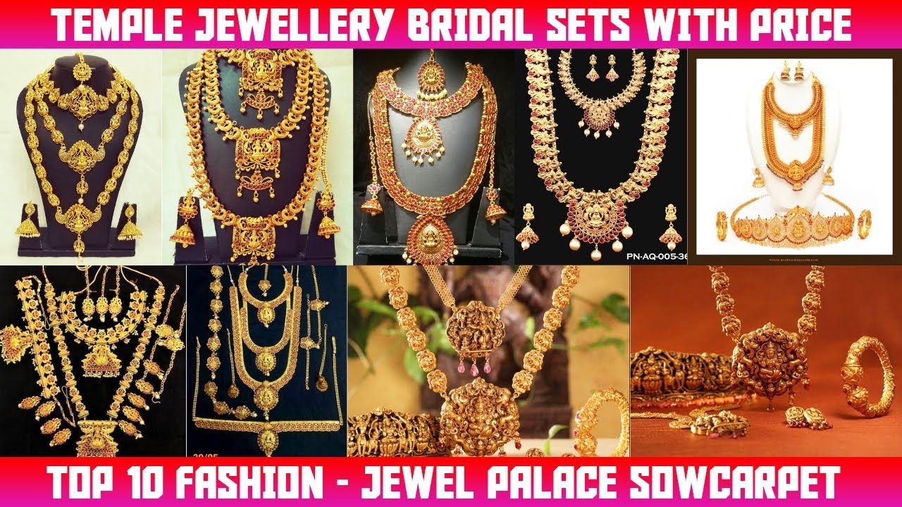 Temple Bridal Jewellery Sets with price #Sowcarpet | Jewel Palace shop | #TTF22
