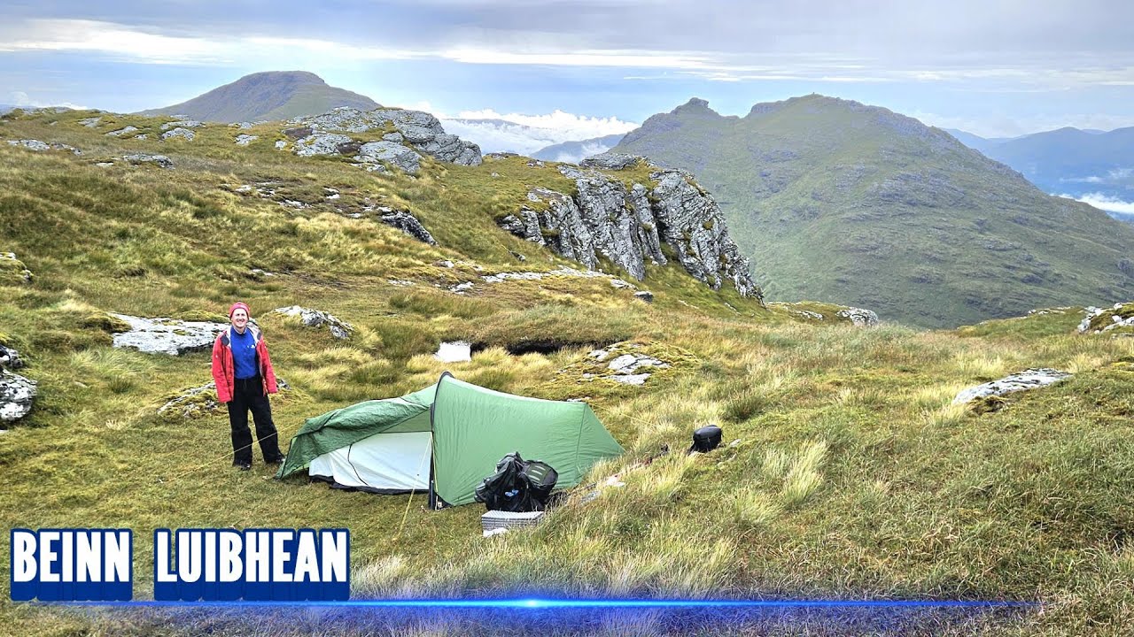 Beinn Luibhean Wild Camp in the Arrochar Alps of Scotland