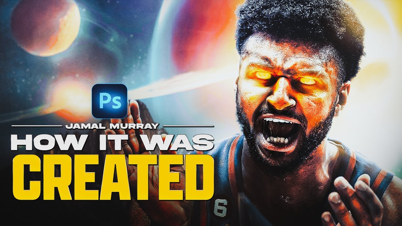 How I Created This Jamal Murray Artwork In Photoshop! |  Cal So Scoped