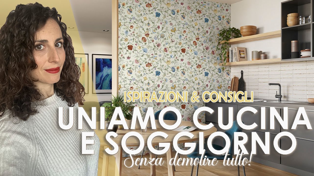 Come ho unito la cucina e il soggiorno di Gianluca (senza grandi lavori!)