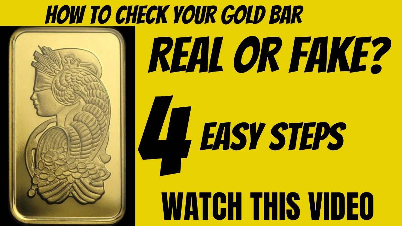 HOW TO SPOT A FAKE GOLD BAR (PAMP SUISSE EDITION) #youtube #gold #usa #canada #how #howto #apmex