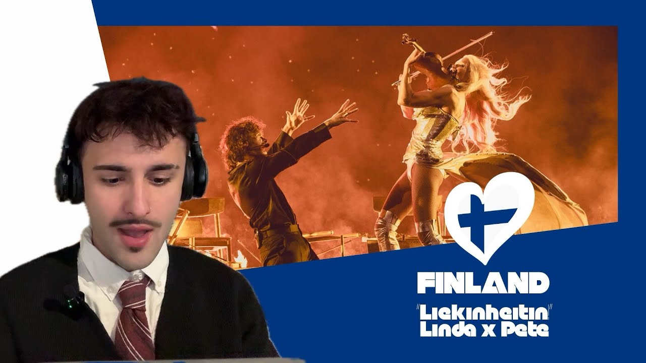 REACTING TO FINLAND’S EUROVISION 2026 ENTRY // Liekinheitin - Linda x Pete 🇫🇮