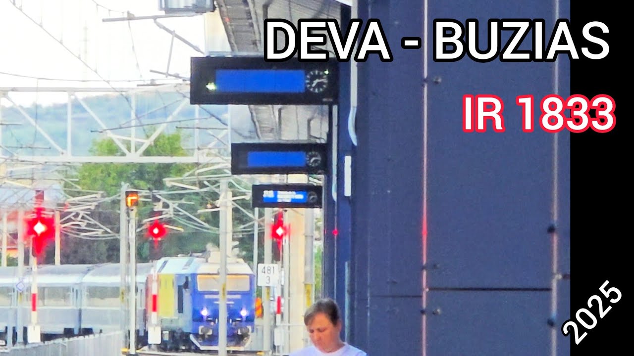 Calatorie si prezentare cu trenul IR 1833 in Banat | Deva - Buzias 2025