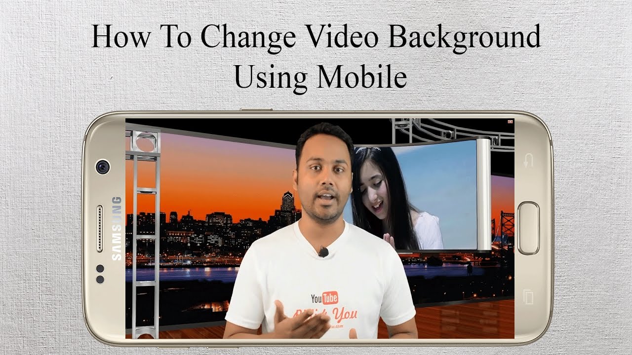How  To Change Videos Background Using Mobile