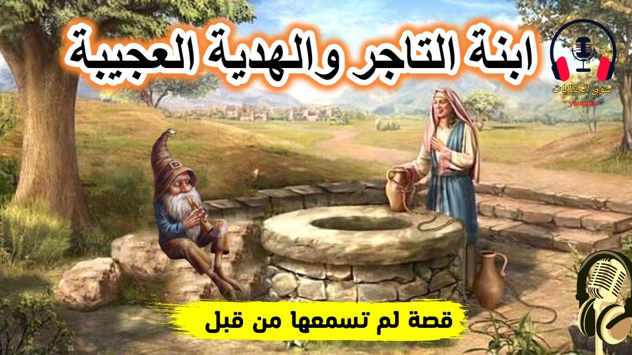 قصة ابنة التاجر والهدية العجيبة، من القصص الخيالية المشوقة قبل النوم، ضع السماعات واستمع