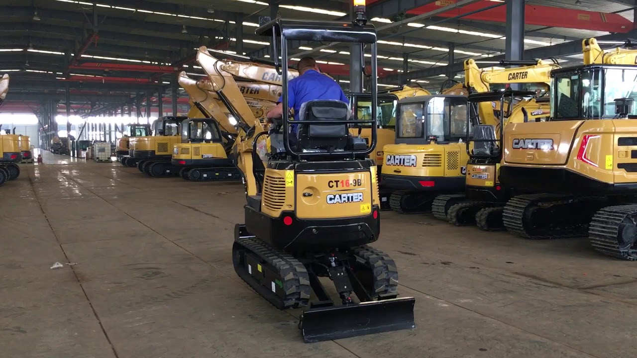 Carter CT16-9B 1.7 ton min excavator,sincerely recruit sales agents.