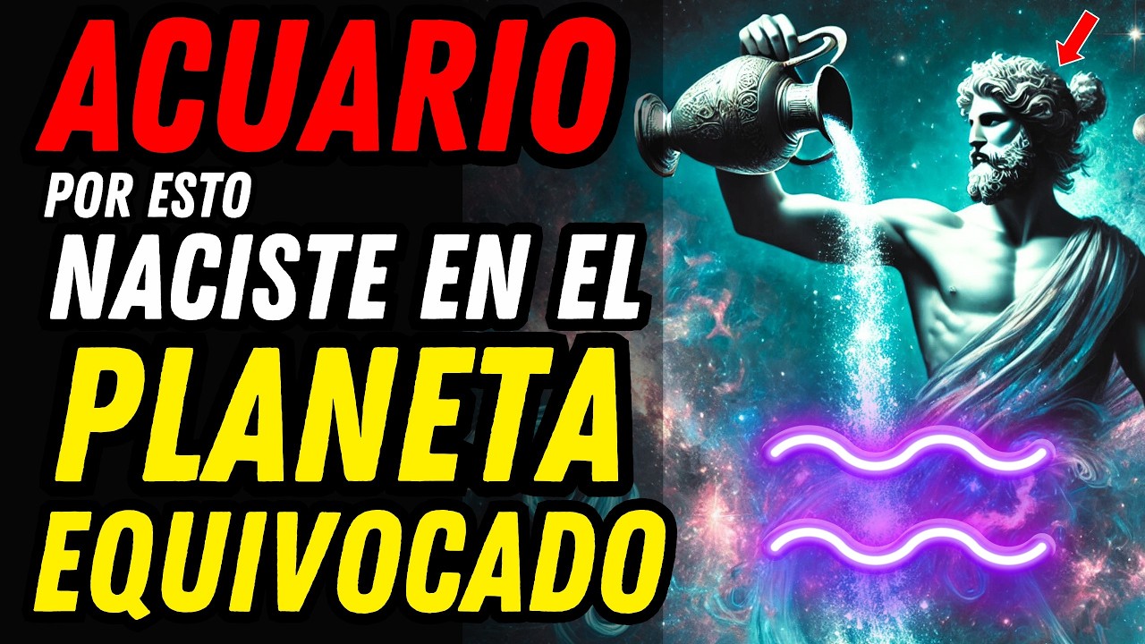 ¿POR QUÉ ACUARIO PARECE DE OTRO PLANETA? ♒🏺 Su Mente Guarda Algo Que Descoloca a Todos