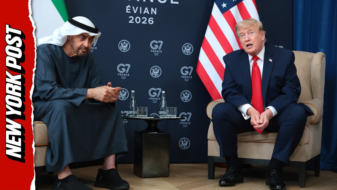 Watch Full: Trump Talks Iran Peace Deal in Meeting with UAE President