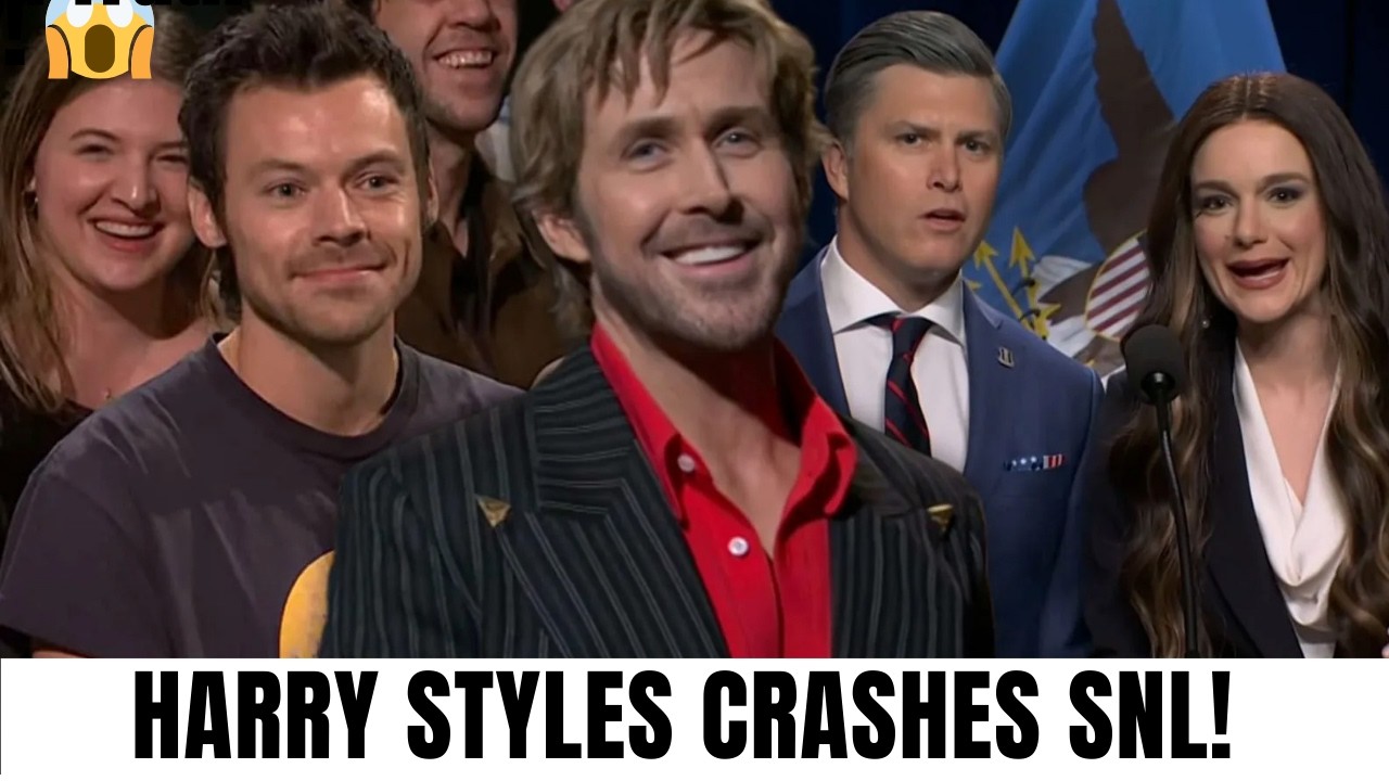 Harry Styles SHOCKS Fans by CRASHING Ryan Gosling's HILARIOUS SNL Monologue!