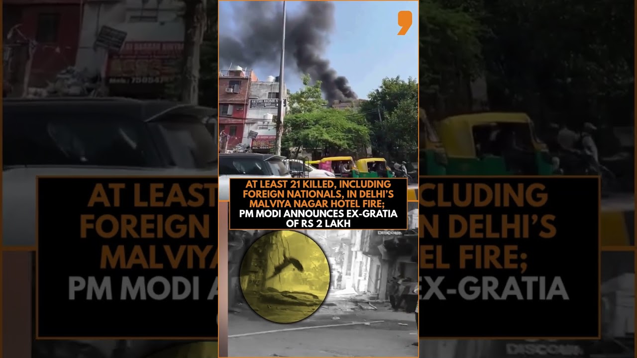 Delhi Hotel Fire: 21 Dead, Foreign Nationals Among Victims in Malviya Nagar Blaze