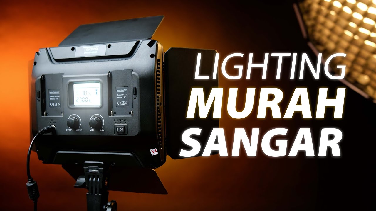 Ga Ada Alesan Ga Mulai Ngonten!! Lighting Video Murah Takara Helio 480D