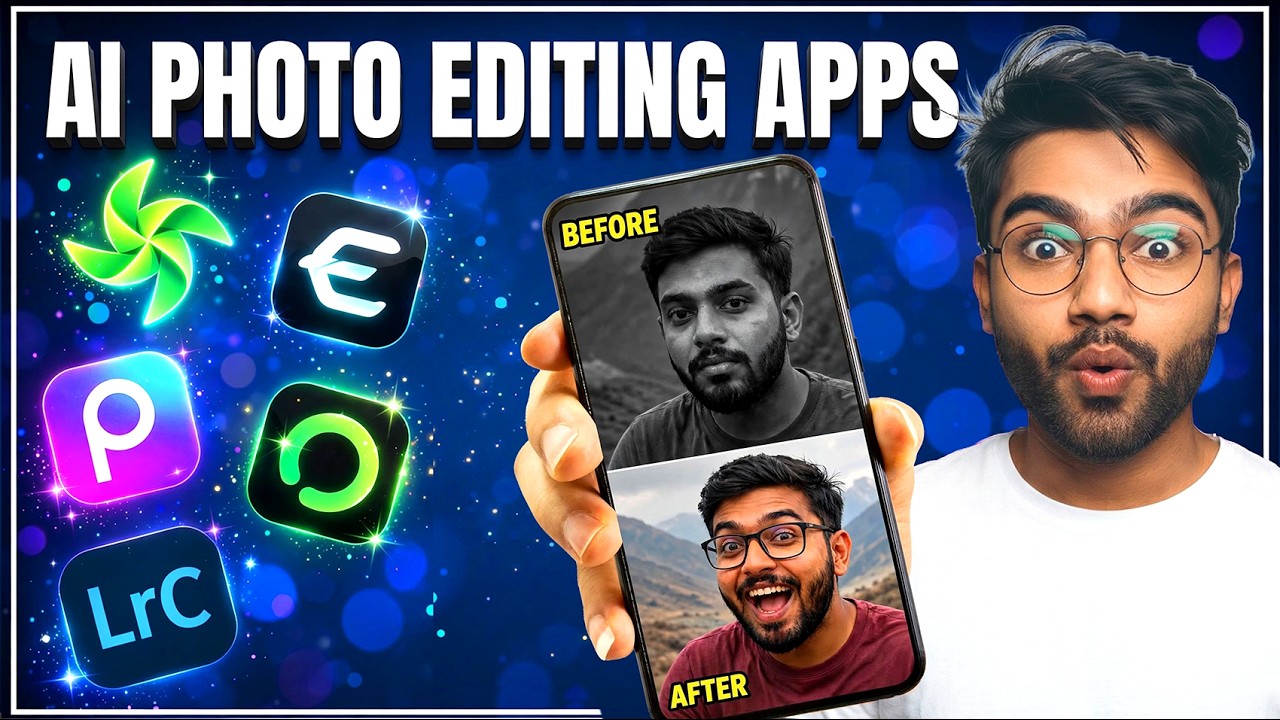 Top 5 Best AI Photo Editing Apps in 2026 (Android & iOS)⚡AI Photo Editor Apps!