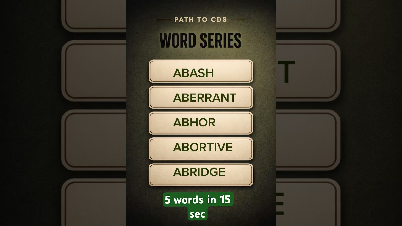 5 WORDS in 15 sec | UPGRADE YOUR VOCAB #youtubeshorts