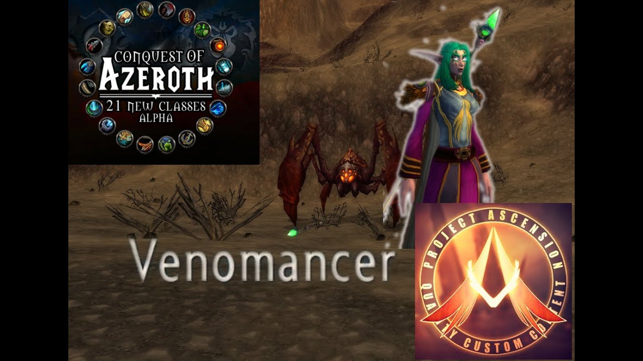 MASTER ALL POISONS WITH VENOMANCER |Conquest of Azeroth Alpha |Class Preview all Skills/Talents |WoW