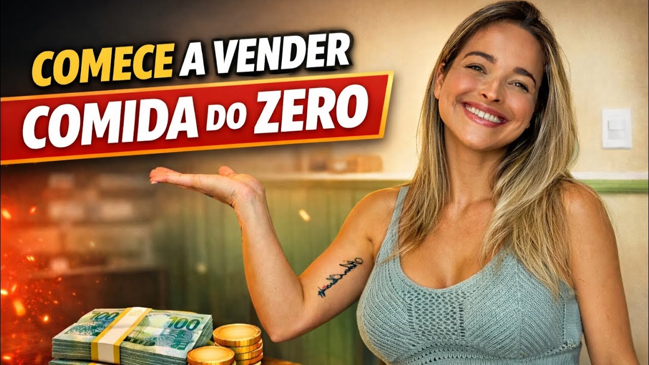 Como começar a vender comida do zero em 2026 (sem restaurante e com pouco dinheiro)