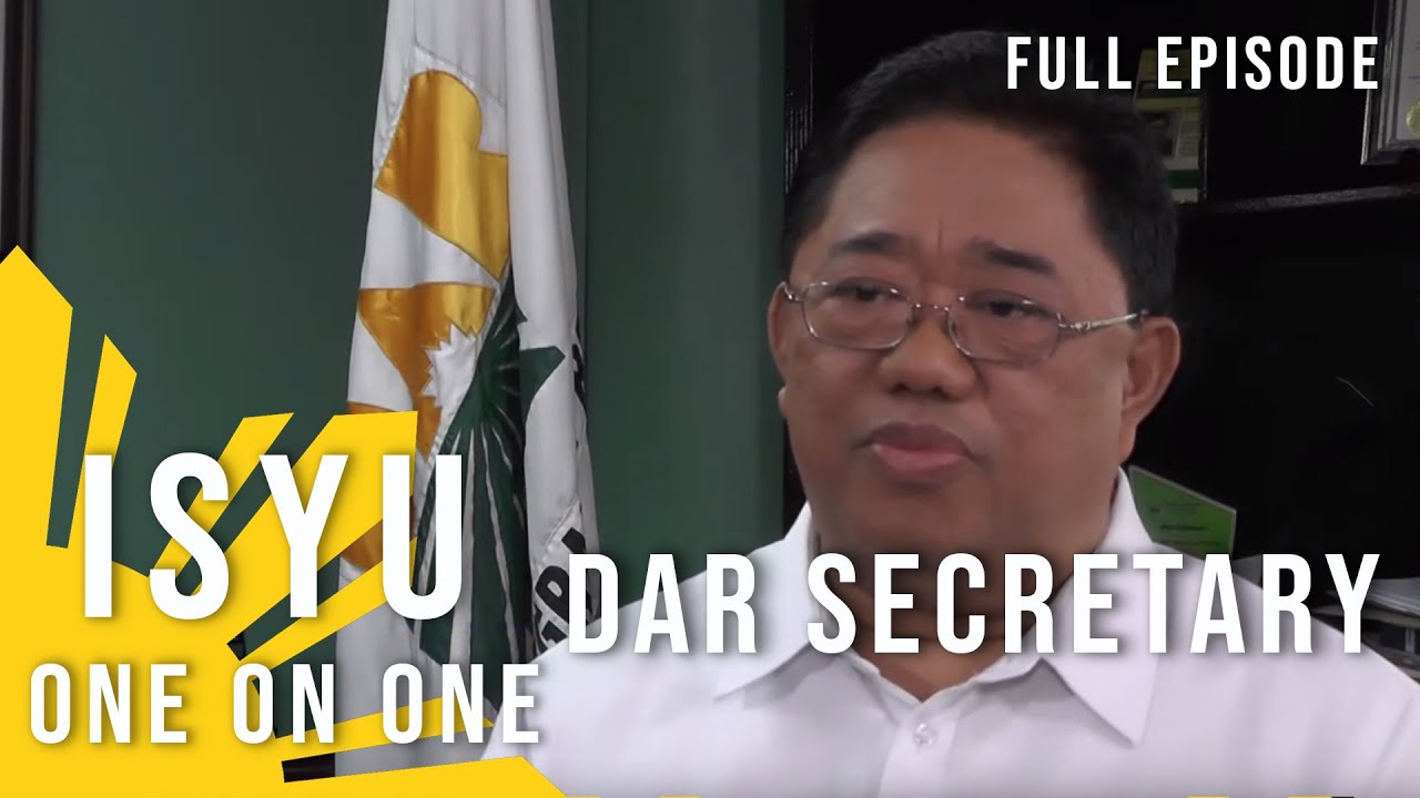 Isyu One on One: Hon. John Castriciones | Department of Agrarian Reform Secretary