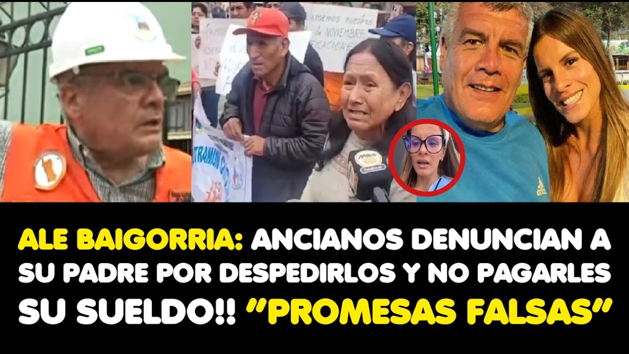 ALE BAIGORRIA: ANCIANOS DENUNCIAN A SU PADRE POR DESPEDIRLOS Y NO PAGARLES SU SUELDO!!