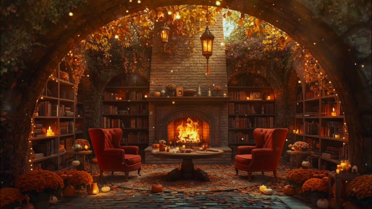 Cozy Autumn Sanctuary 🍂 432 Hz Meditation | Theta Binaural Beats for Deep Calm