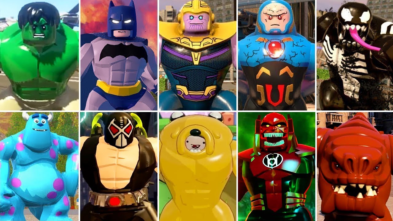 Все персонажи Big-Fig в LEGO Videogames (2025)