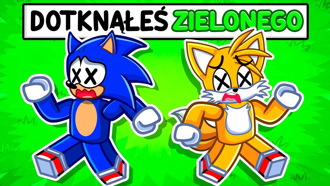 Roblox NIE MOŻESZ DOTKNĄĆ KOLORU z Sonicem i Tailsem!