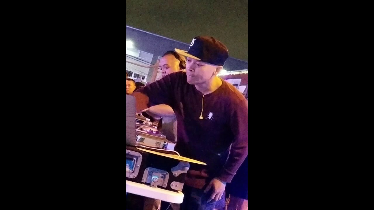 Dj Qbert at the Turntables, Undiscovered SF Filipino Creative Night Market, hip hop legend
