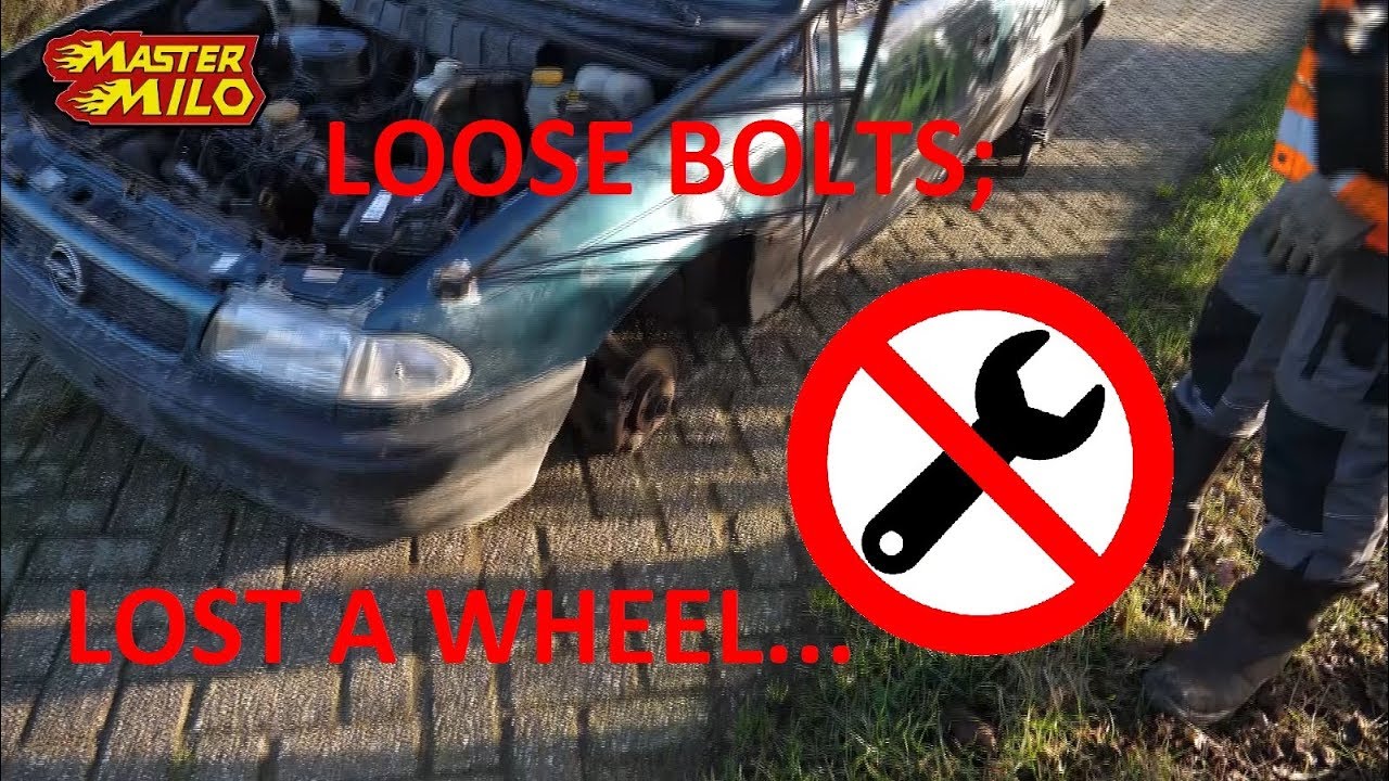 Driving with loose wheelbolts -Don't try yourself-