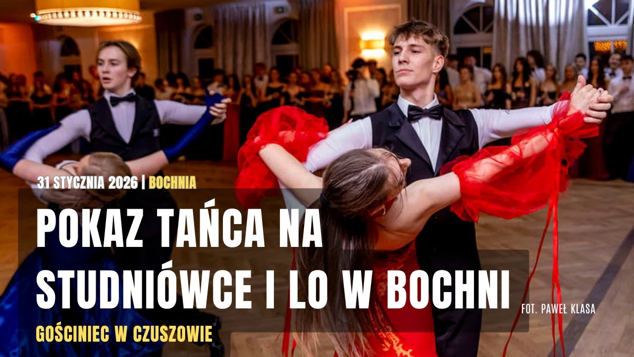 Pokaz tańca na studni&oacute;wce I LO w Bochni [31.01.2026]