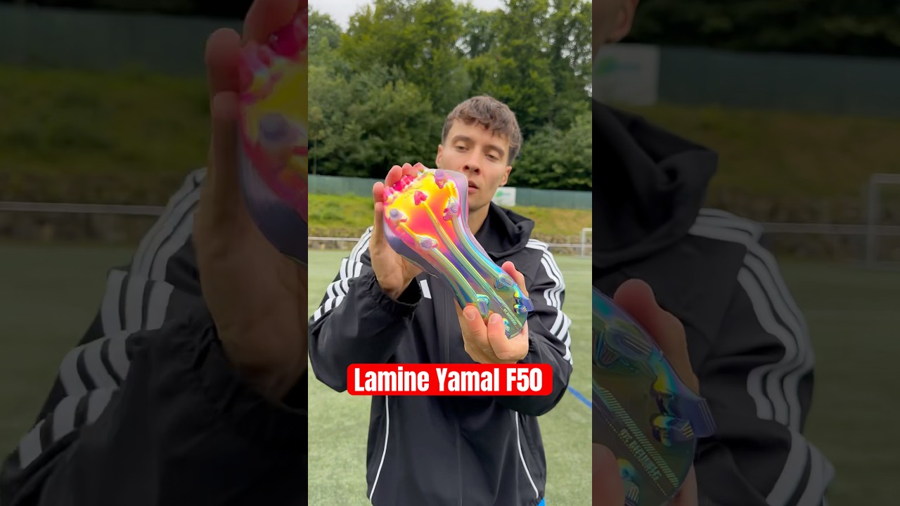 Unboxing the new Lamine Yamal Adidas F50 😮&zwj;💨 #shorts